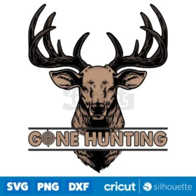 Gone Hunting Png Deer Hunter Png Wild Animal Png Digital Download Design