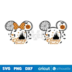 Halloween Disney Besties Svg Disney Halloween Svg