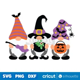 Halloween Gnomes Svg Digital Download Design