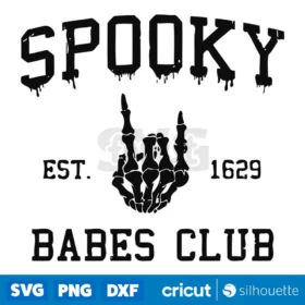 Halloween Svg Spooky Babes Svg Salem Svg Witchy Designs Witch Svg Vintage Svg