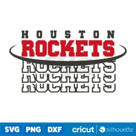 Houston Rockets Svg Nba Basketball Team T Shirt Svg Design Cut Files Cricut Digital Download Svg