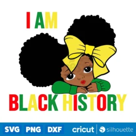 I Am The Strong African Queen Girls Svg Black Girl History Svg