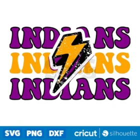 Indians Retro Png Digital Download Design