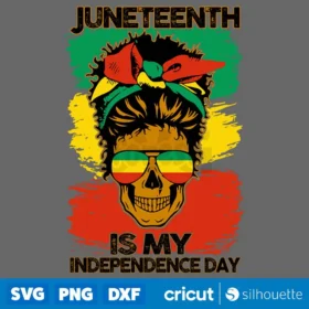 Juneteenth Black Skull Girl Svg Black History Svg Freedom Juneteenth Svg Instant Download