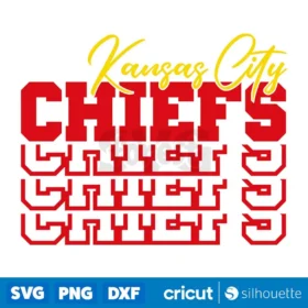 Kansas City Chiefs Svg Nfl Football Team T Shirt Design Svg Cut Files Cricut