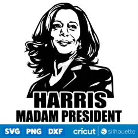 Madam President Kamala Harris 2024 Png Svg President 2024 Svg Png