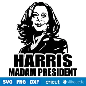 Madam President Png Svg Kamala Harris Svg Kamala Harris President Svg Png