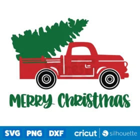 Merry Christmas Truck Svg Instant Download