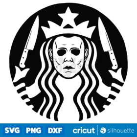Michael Myers Starbucks Svg Halloween Svg