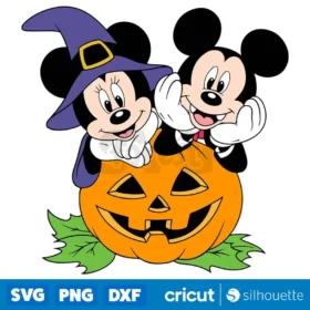 Mickey And Minnie Halloween Svg Disney Halloween Svg Digital Download Design
