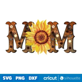 Mom Sunflower Rustic Png Sublimation