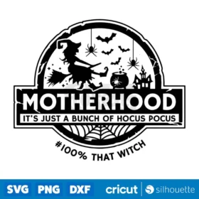 Motherhood Witch Svg Digital Download Design