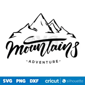 Mountains Adventure Svg Outdoor Svg Camping Svg