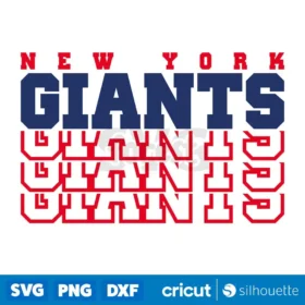 New York Giants Svg Nfl New York Football Team T Shirt Design Svg Cut Files Digital Download Svg