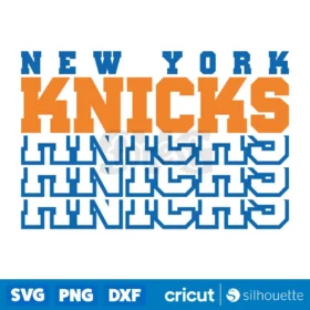 New York Knicks Svg Nba Basketball Team T Shirt Svg Design Cut Files Cricut