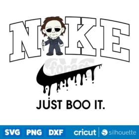 Nike Just Boo It X Baby Michael Myers Svg Horror Character Svg Digital Download Svg