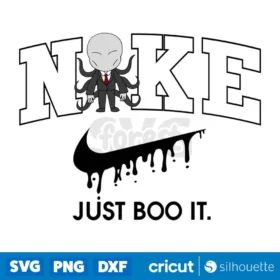 Nike Just Boo It X Baby Slenderman Svg Horror Character Svg Digital Download Design