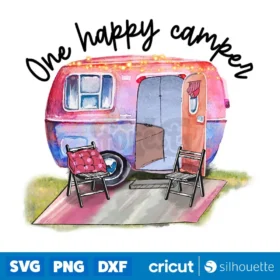 One Happy Camper Png Camper Png Digital Download Design