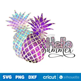 Pineapple Hello Summer Png Sublimation Hello Summer Sublimation