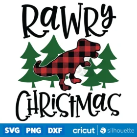 Rawry Christmas Svg Digital Download Design