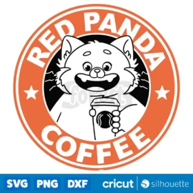 Red Panda Coffee Svg Red Panda Turning Red Starbucks Cup Svg