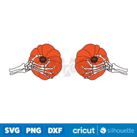 Skeleton Boob Hands Svg Dont Touch My Pumpkins Svg Digital Download Design