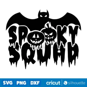 Spooky Squad Svg Halloween T Shirt Svg Design For Cricut Instant Download