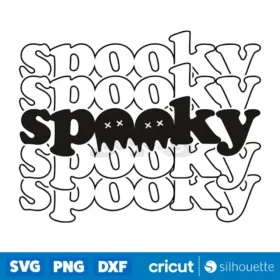 Spooky Svg Spooky Clipart Halloween Svg Png Spooky Shirt Svg Spooky Vibes Svg Digital Download Design