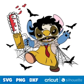 Stitch X Leatherface Svg Stitch Svg Leatherface Svg