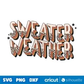 Sweater Weather Png Fall Sublimation Design