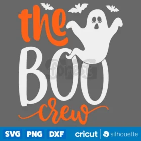 The Boo Crew Svg Halloweens Boo Bash Kids T Shirt Svg Design