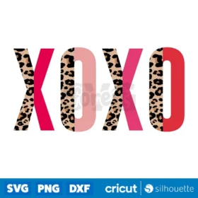 Valentine Leopard Xoxo Design Sublimation Design Leopard Design Valentines Png