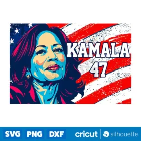 Vintage Kamala 47 For President Svg