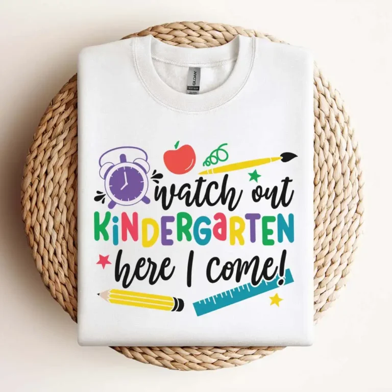 Watch Out Kindergarten Here I Come Svg Back To School T Shirt Svg Digital Download Design Design