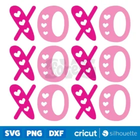 Xoxo Svg Valentines Day Svg For Shirts Xoxo Png Valentine Love Hearts Svg