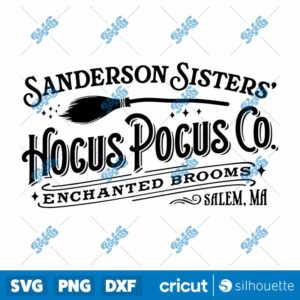 Hocus Pocus Enchanted Brooms SVG