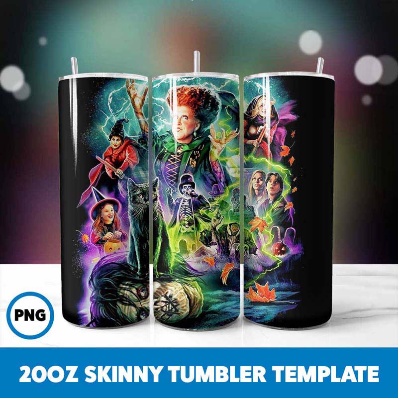 Hocus Pocus Tumbler Wrapp 20oz Tumbler Design Wrap
