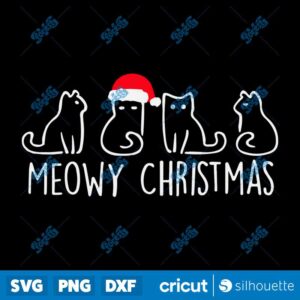 Meow Christmas SVG